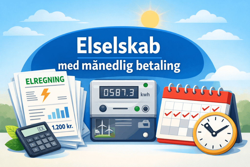 Elselskab med månedlig betaling